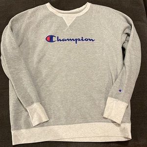 Gray Champion sweatshirt size XL